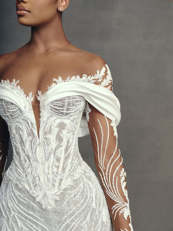 A Guide to Wedding Dress Fabrics and Materials